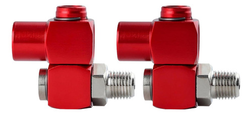 Conector Pneumático Mangueira Giratória Conetor Vermelho
