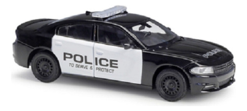 Carro Policial Welly 2016 Dodge Charger Pursuit 1/24 Die [u]