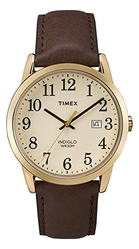 Reloj Timex Para Hombre Con Correa De Cuero Y Cuarzo Para To