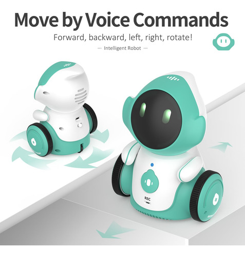 Juguete Robot Interactivo Gilobaby Control Voz Tacto 6+ Años