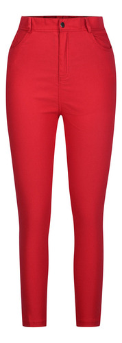 Pantalones De Mezclilla Elásticos De Moda Para Mujer