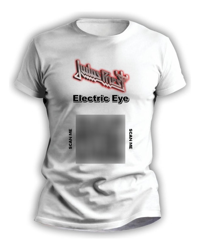 Remeras Personalizadas Hombre Mujer Qr Judas Priest - 3232