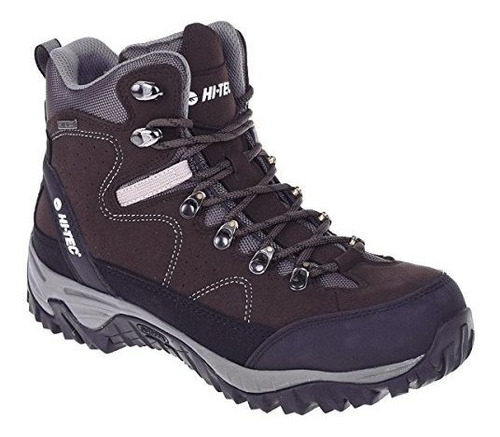 Botas - Hi-tec Salado Mid Wp 42 Men Black-brown-dark Grey