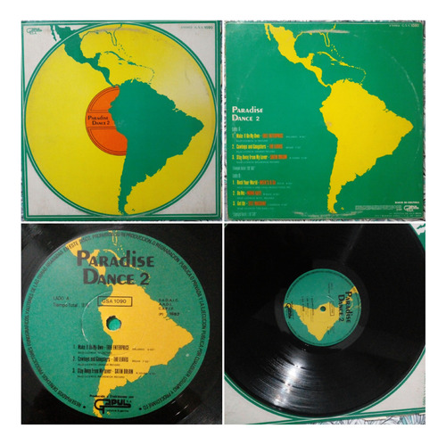 Lote Gapul Paradise Dance 1,2y3 Vinilos Lp Sin Fritura Ex Estándar