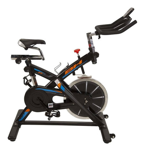 Bicicleta Spinning Bh Fija 105kg Alto Entrenamiento Sb2 Plus Color Negro