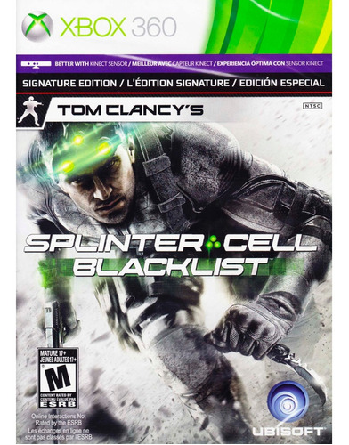 Tom Clancys Splinter Cell Blacklist Signature Ed Xbox 360