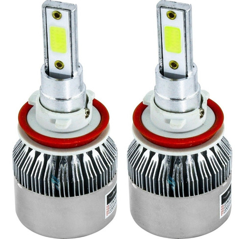 Par Lâmpada Led Xenon 6000k Super Leds H3 Farol Milha