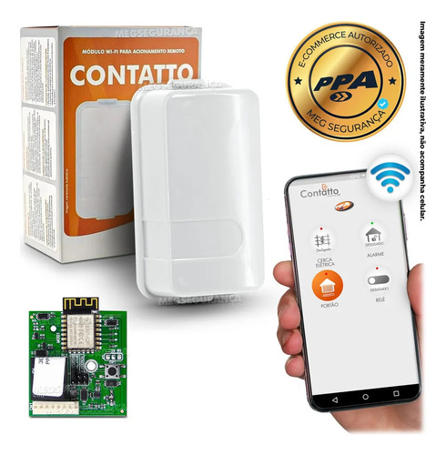 Contato Wi-fi Citrox Ppa Monitore Alarme Cerca Motor Celular