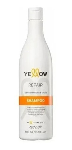 Shampoo Reestrucurante Repair Almendra & Cacao Yellow 500ml