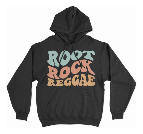 Buzo Hoodie Con Capucha Adulto De Root, Rock, Reggae, Rasta