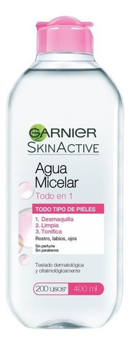 Garnier Skin Active Agua Micelar 400ml Desmaquilla Tonifica