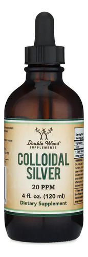 Doublewood Colloidal Silver 120ml 20 Ppm Sabor Sin Sabor