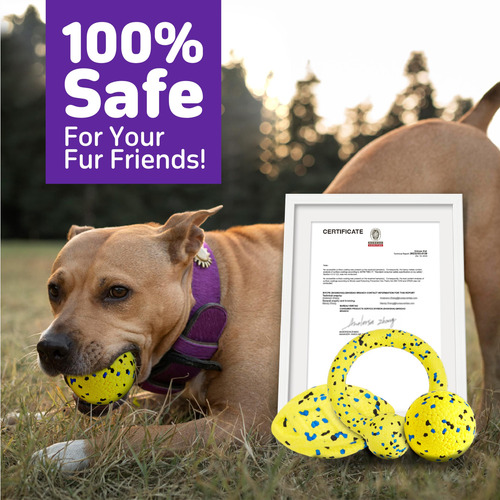 Pelotas De Tenis Kimee Chew Toys Para Perros Agresivos, 3 Un