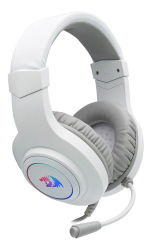 Imagen 3 de 5 de Audífono Gamer Redragon Hylas White H260 Rgb Usb; Electrotom