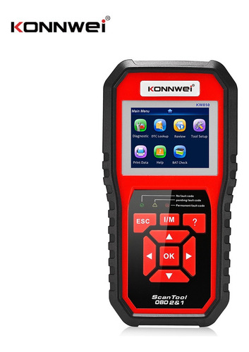 Konnwei Obdii - Lector De Códigos Para Escáner (kw850)