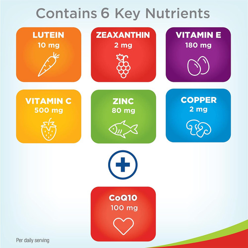 160cap Vitamina /p Ojos Y Corazón Areds-2 Coq10 Preservision