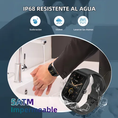 Smartwatch Mujer Hombre Reloj Inteligente Bt Llamadas Alexa