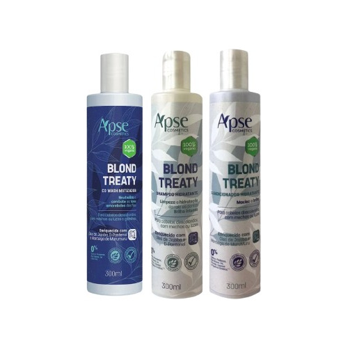 Apse Blond Treaty Shampoo + Condicionador + Co-wash