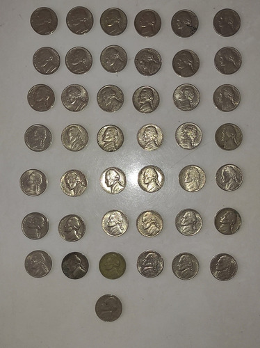 Monedas De Colección Five Cents Años Varios Excelente Condic