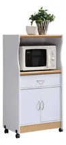 Comprar Alacena De Melamina Con Ruedas Blanco