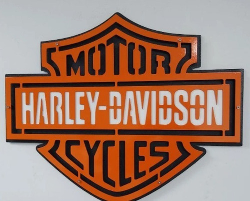 Cartel De Metal De Harley Davidson, Arte De Pared De Metal