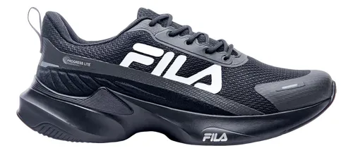 Tenis Masculino Academia Fila Progress Lite Preto Corrida