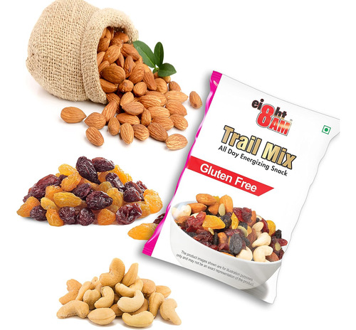Mezcla De Superalimentos Trail Sin Gluten 8am, Elaborada Con