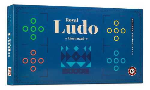 Juego Royal Ludo Línea Azul Original De Ruibal 