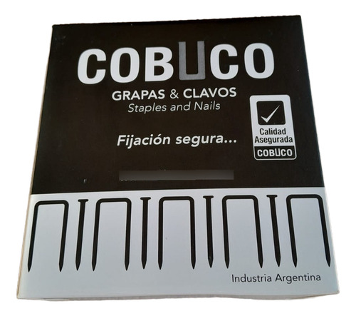 Grampas Cobuco 90 / 40 Unidades 3000 5.7mm Plateado