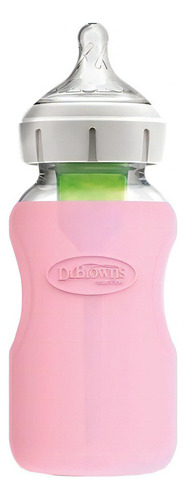 Funda De Protección Mamadera Vidrio 270ml Dr. Brown's Rosa