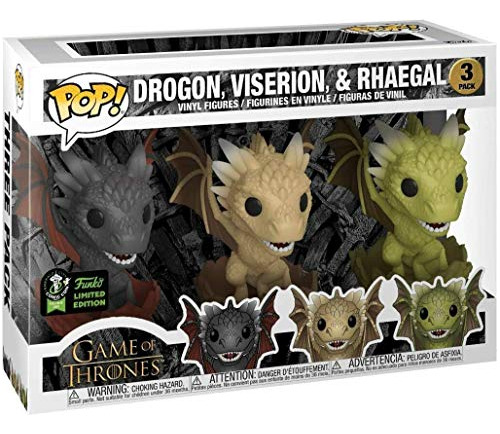 Funko Pop! 3 Pack - Juego De Tronos - Dragones Djvzf