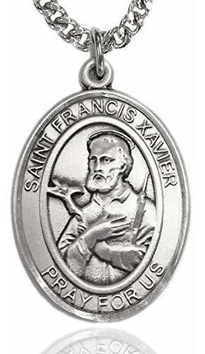 Heartland Medalla Ovalada De San Francisco Javier De Plata E