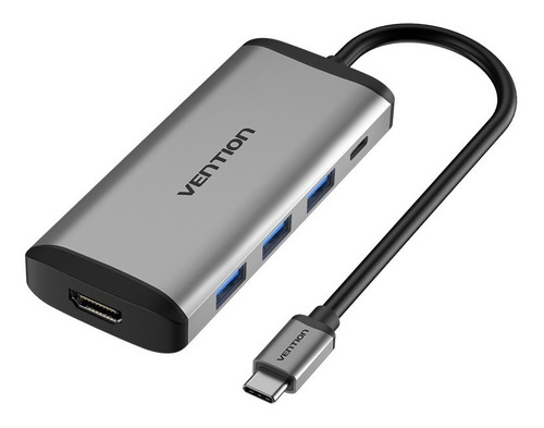 Hub Adaptador Multipuerto 5 En 1 Usb C Hdmi Usb 3.0  Vention