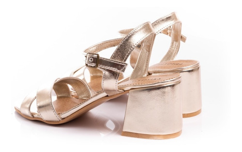Imagen 4 de 5 de Sandalias Mujer Zapatos Plataformas Taco Bajo Fiesta Cómodas