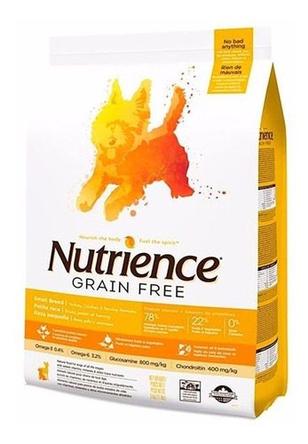 Nutrience Perro Grain Free Pavo,pollo,arenque Small 2,5kg Np