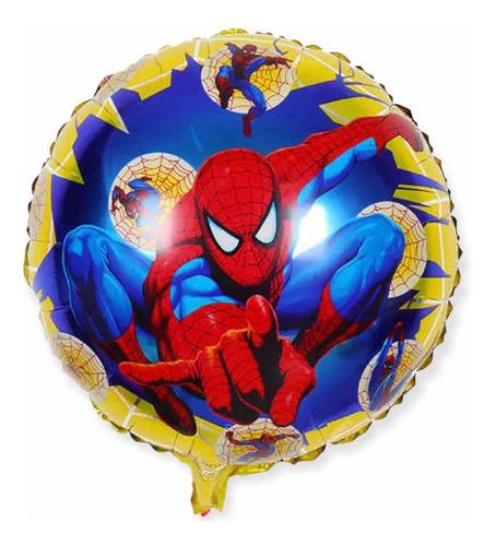 10 Globos Spiderman 45 Cms