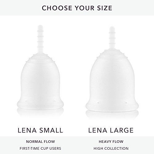 Lena Sensibles Copa Menstrual - Grande - Claro - Flujo Pesa