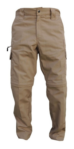 Pantalon Cargo Ripstop Desmontable Antidesgarro Bermuda 