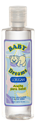 Aceite Suave Baby Dreams Con Lanolina Florigan® 250ml. 