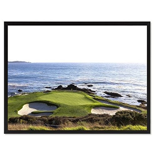  Pebble Beach Golf Course Photo Canvas Print Home Decor...