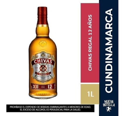 Whisky Chivas Regal 12y 1000 Ml