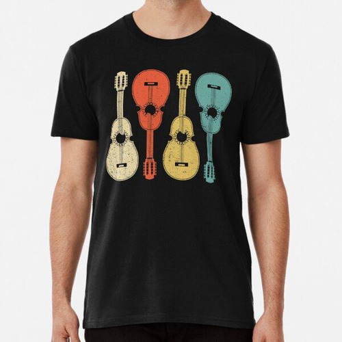 Remera Cuatro De Puerto Rico Instrumentos Musicales Antiguos