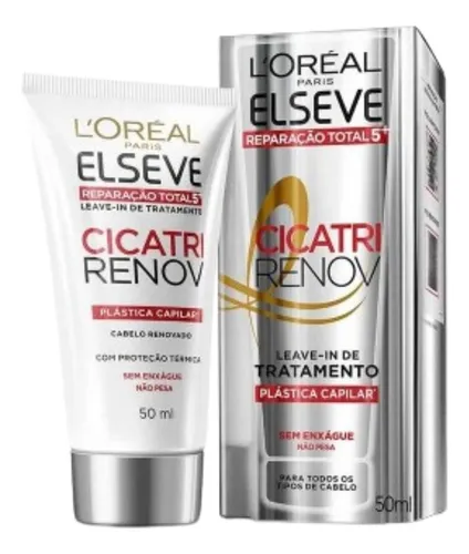 Kit 2 Leave-in Elseve Reparação Total 5 Cicatri Renov 50ml