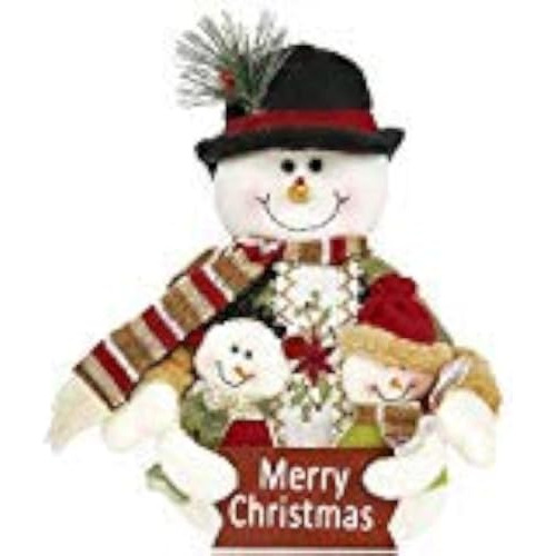 Tvoip Christmas Decor Dolls Santa Claus Snowman Hanging Orna