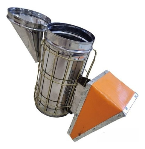 Ahumador De Acero Grande Con Protector Para Apicultura Dav.