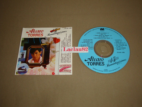 Alvaro Torres 15 Romantiquisimas Discos Im Cd