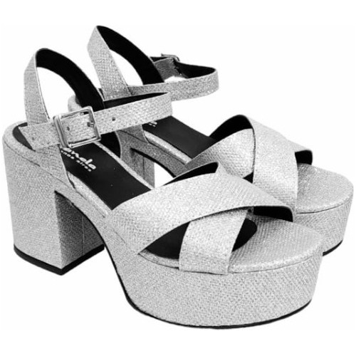 Imagen 3 de 4 de Sandalias Roma Glitter Plata