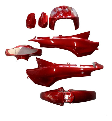 Estetica Max Orión P110 Rojo Oscuro Kit Plásticos 