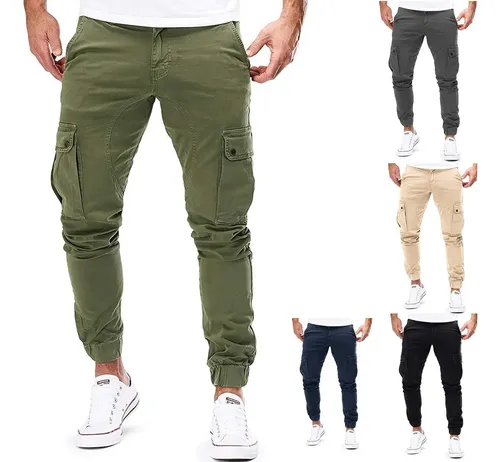 Pantalones militares tácticos para hombre, ropa de chándal Cargo