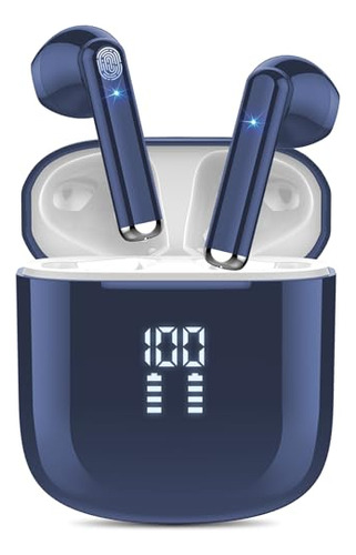 Audífonos Inalámbricos Oyib Md058a Con Bluetooth Azul 